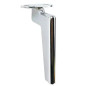 Nóżka meblowa Loft srebrny chromowana wysokość 15 cm Nóżka meblowa Loft srebrny chromowana wysokość 15 cm