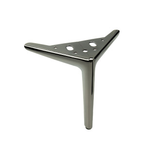 Zestaw 4 sztuk noga meblowa Kotwica Elegant czarny chrom wysokość 18 cm