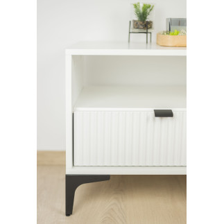 Zestaw 4 sztuk noga meblowa Kotwica czarny mat wysokość 13 cm