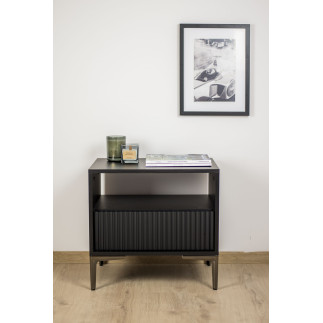 Zestaw 4 sztuk noga meblowa Kotwica Elegant czarny chrom wysokość 15 cm