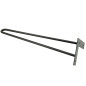 Noga meblowa Hairpin Loft czarny mat wysokość 41 cm - 2 pręty Noga meblowa Hairpin Loft czarny mat wysokość 41 cm - 2 pręty