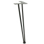 Noga meblowa Hairpin Loft czarny mat wysokość 41 cm - 2 pręty Noga meblowa Hairpin Loft czarny mat wysokość 41 cm - 2 pręty