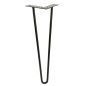 Noga meblowa Hairpin Loft czarny mat wysokość 41 cm - 2 pręty Noga meblowa Hairpin Loft czarny mat wysokość 41 cm - 2 pręty