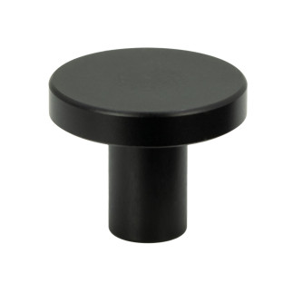 Gałka meblowa okrągła czarna metalowa 2,5 cm