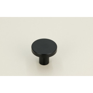 Gałka meblowa okrągła czarna metalowa 2,5 cm