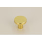 Gałka meblowa okrągła metal 2,5cm złoto szczotkowane Gałka meblowa okrągła metal 2,5cm złoto szczotkowane