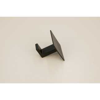 Wieszak łazienkowy haczyk samoprzylepny czarny metalowy