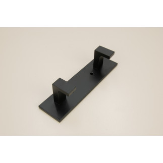 Wieszak ścienny do przedpokoju czarny metalowy