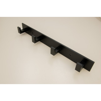 Wieszak na ścianę haczyk czarny metalowy