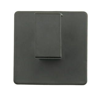 Zestaw 4 wieszaków łazienkowych haczyk samoprzylepny czarny metalowy