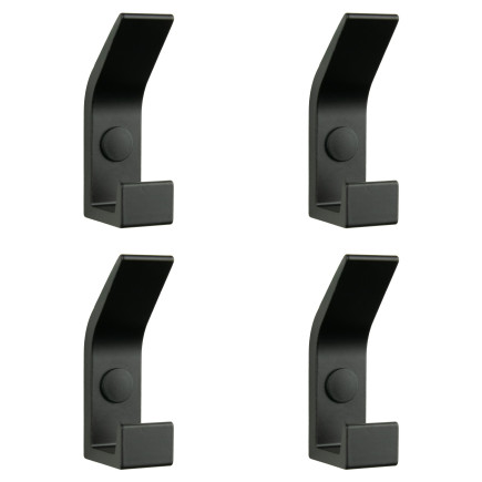 Zestaw 4 Wieszaków ściennych, łazienkowy haczyk