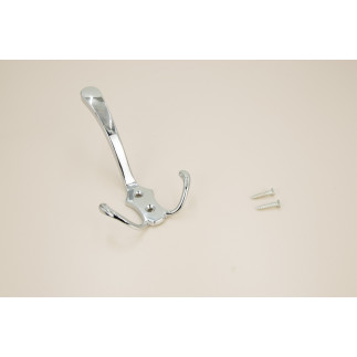 Zestaw 10 Wieszaków łazienkowych, srebrny na ubrania metalowy