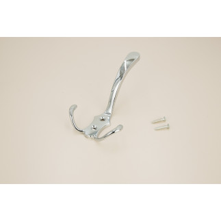 Zestaw 10 Wieszaków łazienkowych, srebrny na ubrania metalowy