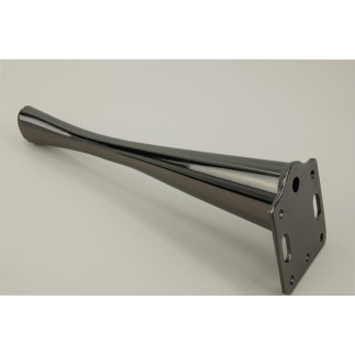 Nóżka meblowa w stylu Szpilka czarna chromowana 23 cm