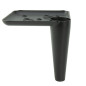 Noga meblowa Szpilka czarny mat wysokość 10 cm