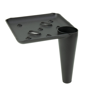 Zestaw 4 x Noga meblowa Szpilka czarny mat wysokość 10 cm