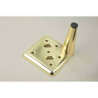 Zestaw 4x Noga meblowa Szpilka złoty jasny chrom wysokość 10 cm