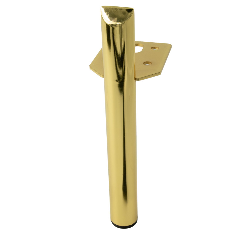 Noga meblowa Szpilka złoty chrom nóżka 15 cm Noga meblowa Szpilka złoty chrom nóżka 15 cm