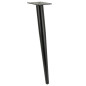 Noga meblowa Szpilka skośna czarna 40 cm
