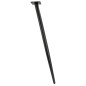 Noga meblowa Szpilka skośna czarna 70 cm Noga meblowa Szpilka skośna czarna 70 cm