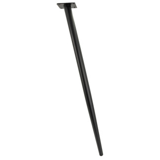 Zestaw 4 x Noga meblowa Szpilka skośna czarna 70 cm