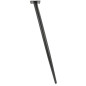 Zestaw 4 x Noga meblowa Szpilka skośna czarna 70 cm