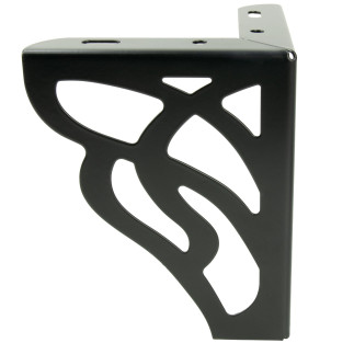 Nożka meblowa metalowa 13 cm czarna mat