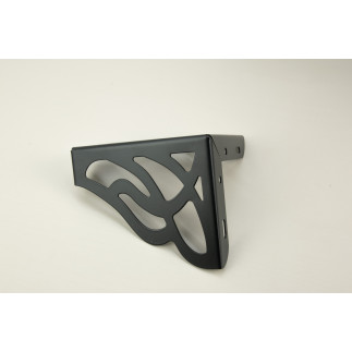 Nożka meblowa metalowa 13 cm czarna mat