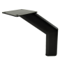 Noga meblowa Loft czarny mat wysokość 12 cm do sof i narożników
