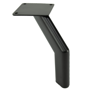 Noga meblowa Loft czarny mat wysokość 12 cm do sof i narożników