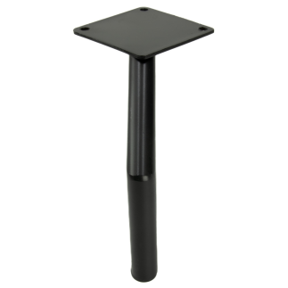 Noga meblowa Loft czarny mat wysokość 12 cm do sof i narożników