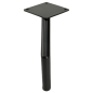 Noga meblowa Loft czarny mat wysokość 12 cm do sof i narożników