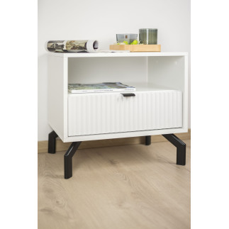 Noga meblowa Loft czarny mat wysokość 12 cm do sof i narożników