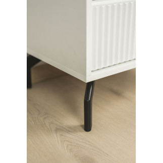 Noga meblowa Loft czarny mat wysokość 12 cm do sof i narożników