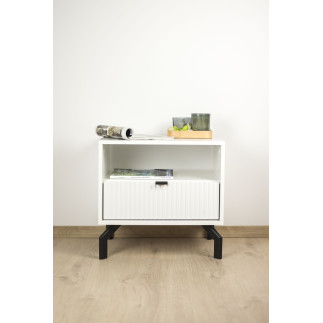 Noga meblowa Loft czarny mat wysokość 12 cm do sof i narożników