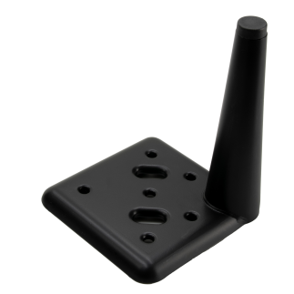 Zestaw 4 sztuk noga meblowa Szpilka czarny mat wysokość 13 cm