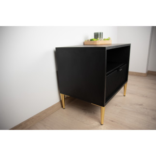 Zestaw 4 sztuk noga meblowa Szpilka złoty chrom wysokość 13 cm