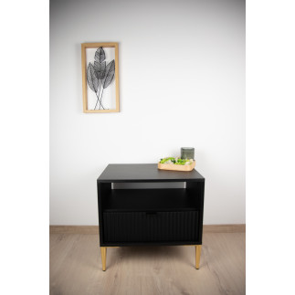 Zestaw 4 sztuk noga meblowa Szpilka złoty chrom wysokość 13 cm