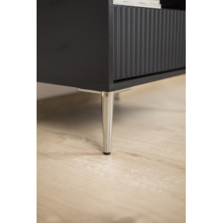 Zestaw 4 sztuk noga meblowa Szpilka srebrny chrom wysokość 13 cm