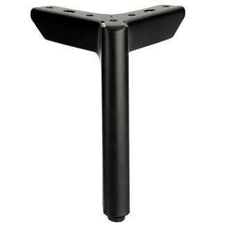 Zestaw 4 sztuk noga meblowa Kotwica Loft czarny mat wysokość 15 cm