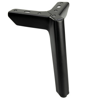 Zestaw 4 sztuk noga meblowa Kotwica Loft czarny mat wysokość 15 cm