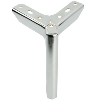 Zestaw 4 sztuk noga meblowa Kotwica Loft srebrny chrom wysokość 15 cm