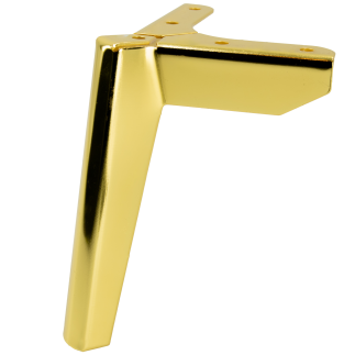 Zestaw 4 sztuk noga meblowa Kotwica Loft złoty chrom wysokość 15 cm
