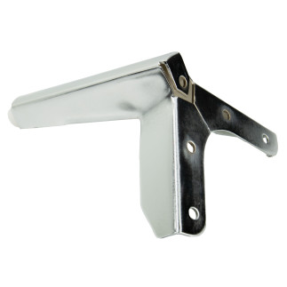 Zestaw 4 sztuk noga meblowa Kotwica Loft srebrny chrom wysokość 12 cm