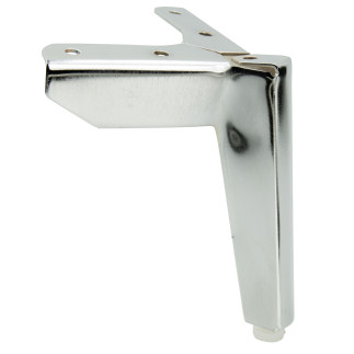 Zestaw 4 sztuk noga meblowa Kotwica Loft srebrny chrom wysokość 12 cm