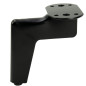 Zestaw 4 sztuk noga meblowa Loft czarny mat wysokość 12 cm Zestaw 4 sztuk noga meblowa Loft czarny mat wysokość 12 cm