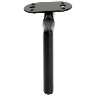 Zestaw 4 sztuk noga meblowa Loft czarny mat wysokość 12 cm