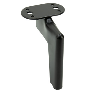 Zestaw 4 sztuk noga meblowa Loft czarny mat wysokość 12 cm