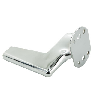 Zestaw 4 sztuk noga meblowa Loft srebrny chrom wysokość 12 cm