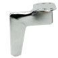 Zestaw 4 sztuk noga meblowa Loft srebrny chrom wysokość 12 cm Zestaw 4 sztuk noga meblowa Loft srebrny chrom wysokość 12 cm